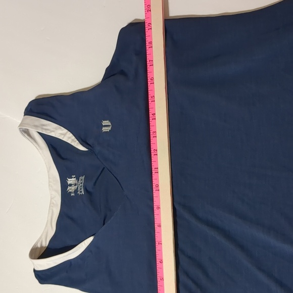 Eleven by Venus Williams Navy Athletic Shirt with Shelf Bra Women's Size XL - Picture 4 of 7